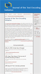 Mobile Screenshot of journal.tei-c.org